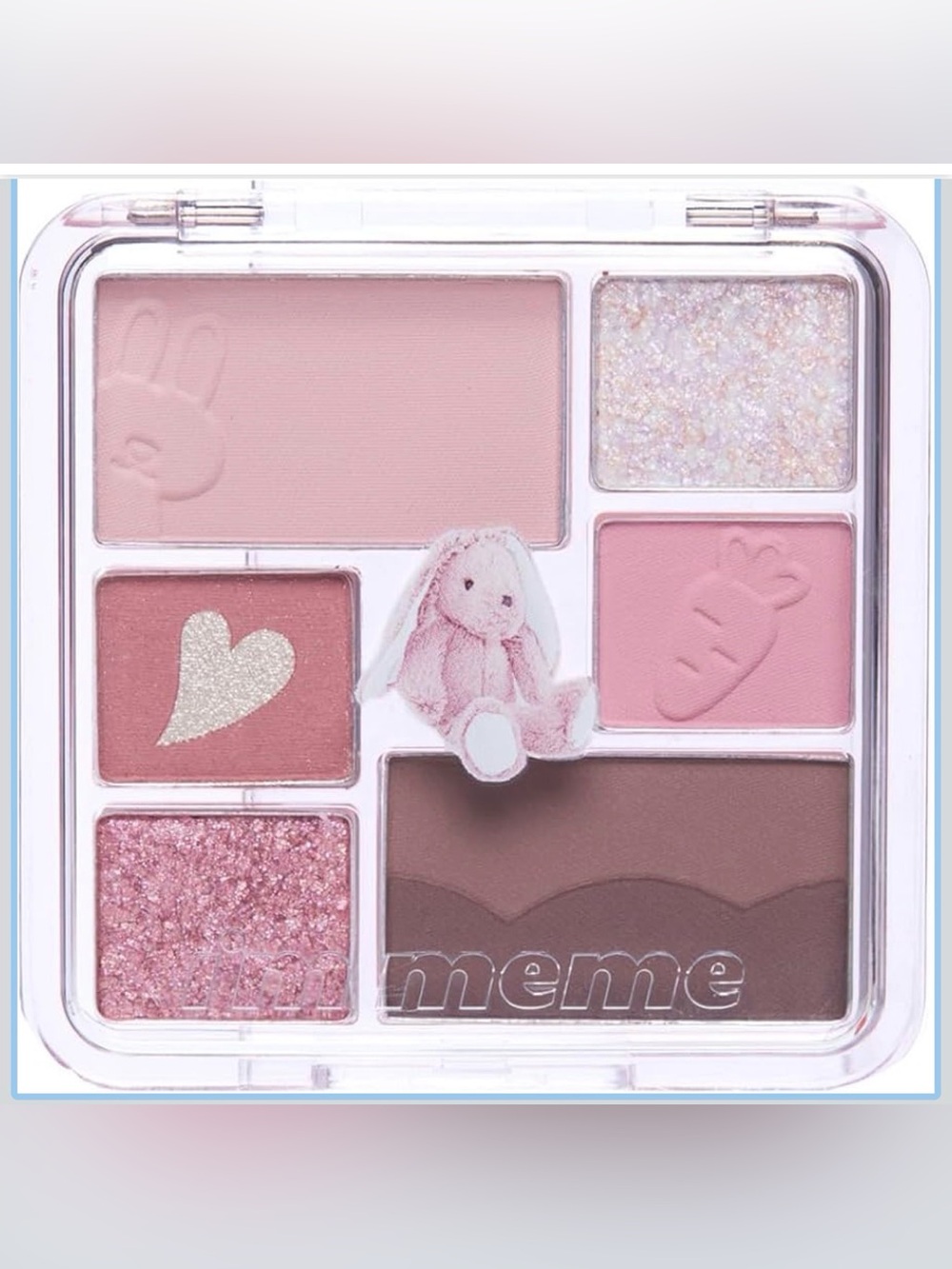 02 My Bunny I’M MEME Eyeshadow Palette — Soft Pink & Mauve Tones